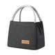 thumbnail image 1 of Inteprter Bolsa de almuerzo térmica práctica para picnics y bolsas Bento, bolsas de almuerzo con aislamiento de gran capacidad Mostrada Pequeño+Negro, 1 of 6