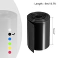 thumbnail image 2 of Unique Bargains Tube Rétractable en PVC Noir 75mm Plat 6m pour Grand Pack de Batteries, 2 of 5