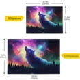 thumbnail image 4 of Aurora Borealis Wolf 1000 Piece Large Jigsaw Puzzle for Adults - Game Interesting Toys - Hand Made Puzzles Personalized Gift, 4 of 7