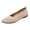 Beige, variant on Womens Pointed Toe Flats Foldable Soft Knit Ballet Slip On Shoes Work Office Casual Walking Dressy Flats Shoes,Black Size 36