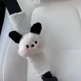 thumbnail image 3 of Pochacco-almohada de cuello de coche de peluche de Anime Sanrioed, funda de cinturón de seguridad Kawaii, accesorios para automóviles, Linda almohada de soporte Lumbar para automóvil, 3 of 5