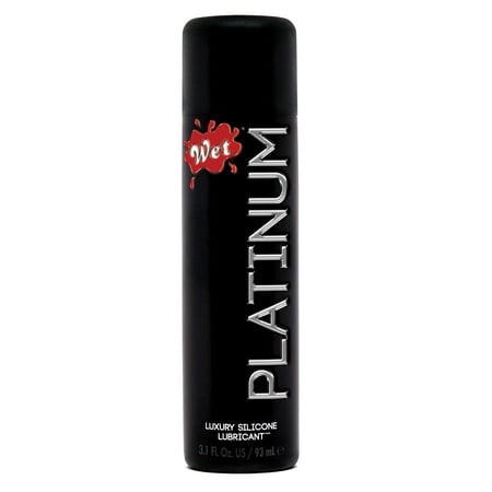 Wet Platinum Premium Silicone Based Personal Lubricant - 3.1 fl (The Best Lubricant For Women)