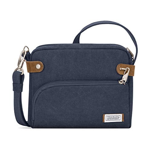 Travelon Antitheft Heritage Crossbody Bag, Indigo