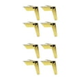 thumbnail image 1 of Ruiboury 4piece Rust-resistant Metal Furniture Legs Easy-to-install And Durable Easy Titanium gold 10cm 2Set, 1 of 6