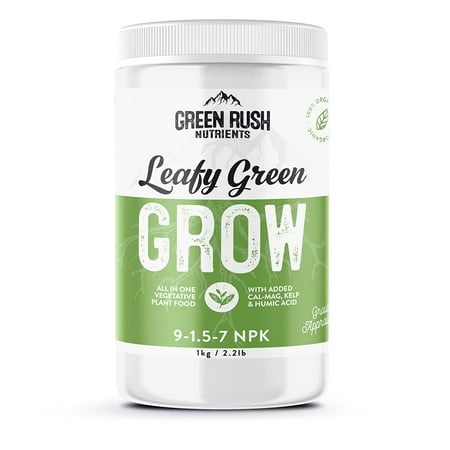 Green Rush Nutrients Organic Leafy Green Grow Plant Food Nutrient for ...