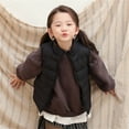 thumbnail image 4 of Kids Puffer Vest Girls Lightweight Sleeveless Outerwear Jackets & Vests Toddler Boys' Outerwear Vests Girls Clothing Size . 2-3 Years, 4 of 4