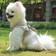 thumbnail image 4 of Chaleco con arnés de malla suave y transpirable para mascotas, chaleco acolchado a cuadros reflectante, conjunto de arnés y correa para perros de entrenamiento (caqui), 4 of 5