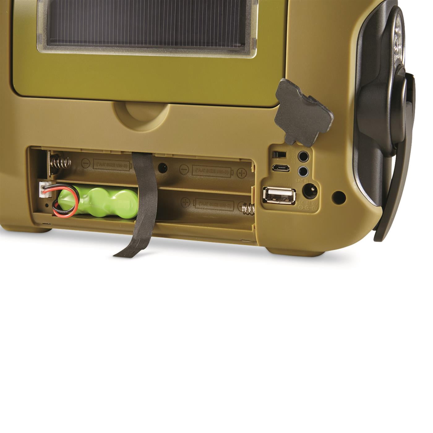 HQ ISSUE™ Digital Multi-Band Solar Powered Weather Radio Olive Drab