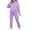 Purple, variant on UVN Hoodie Tracksuit for Women Casual Sweatsuit 2Pcs Jogger Set Activewear Outfits with Pockets