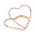 thumbnail image 1 of relayinert 10Pcs Dining Table Clips Metal Heart Double-Layer Cards Holders DIY Desktop Message Crafts Stand Business Party Restaurant Rose Gold, 1 of 6