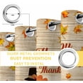 thumbnail image 4 of Fsddascl Thanksgiving Fall Blackout Curtains for Bedroom/Living Room, Thermal Insulated Kitchen Curtains, Orange Turkey Pumpkin Maple Leaf Grommet Darkening Window Treatment Drapes 52"x72"x2, 4 of 6