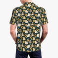 thumbnail image 6 of Salouo Bear Sunflower for Men's Short Sleeve Polo Shirts,Polo Shirts for Men Performance Short Sleeve Golf Shirt Athletic Casual Collared T-Shirt-3X-Large, 6 of 8