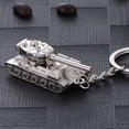 thumbnail image 4 of Men Tanks Keychains Metal Tank Model Pendent Keyrings Key Chains Rings Holder Car Fans Souvenirs, 4 of 10