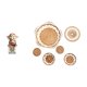 thumbnail image 1 of Figura de escritorio,Figura de Dios de la Fortuna de Dibujos Animados,Regalo Feng Shui,Manualidades de pared,Decoración de pared colgante. Ratán tejido artesanal.,Juego de decoración de, 1 of 8