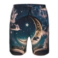 thumbnail image 3 of Fotbe Artistic Starry Sky Moon Book Trajes de Baño Estampados para Hombre, Shorts de Verano de Secado Rápido, Ropa de Playa, Bañadores-XX-Large, 3 of 6