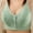 Green, variant on Front Closure Bra for Women, Wirefree Side Support with Full Coverage, Plus Size Adjustable Underwire for Daily Wear and Comfort
