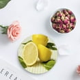 thumbnail image 4 of FMSHPON Lemon Set of 8 Round Coaster for Drinks, Absorbent Ceramic Stone Coasters Cup Mat with Cork Base for Home Kitchen Room Coffee Table Bar Decor, 4 of 5
