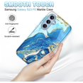 thumbnail image 3 of Casetego Marble Rugged Full Body Protective Cell Phone Case for Samsung Galaxy S23, Blue White, 3 of 8