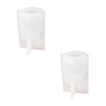 thumbnail image 1 of Oleegame 2PC Cookie Mold Washable Silicone Cake Cake Candy Chocolate Decorating Tray DIY Craft Project White, 1 of 5