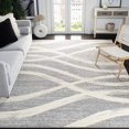 thumbnail image 2 of SAFAVIEH Adirondack Collection ADR125B Modern Wave Distressed Non-Shedding Living Room Bedroom Dining Home Office Area Rug, 9' x 12', Grey / Cream, 2 of 4