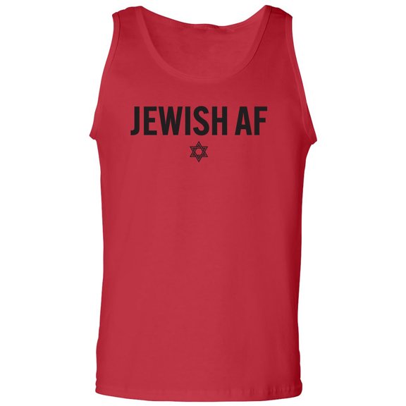 Jewish AF Adult Tank Top