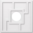 thumbnail image 1 of Ekena Millwork CMP24KX-07000 24 Po OD x 7 Po ID Carré Knox Architectural Grade PVC Contemporain Médaillon de Plafond, 1 of 1