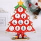 thumbnail image 3 of DIY Árbol de Navidad de Madera Árbol de Navidad Regalo Vacaciones Mini Árbol de Navidad Decoración del Hogar Plano 10 Agujeros Verde, 3 of 5