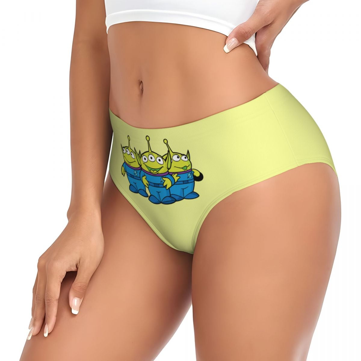 Custom Toy Story Aliens Brief Panties Women's Comfort Anime Manga