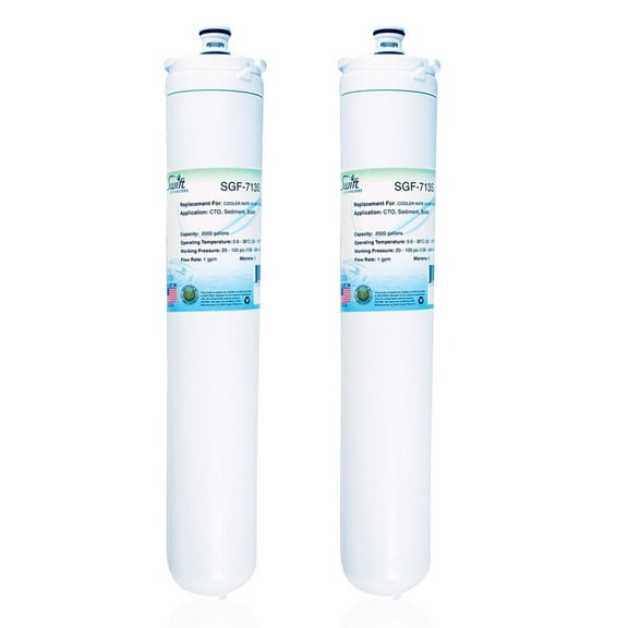 Swift Green Filters SGF-713S Compatible Commercial Water Filter for 47-55713CM, PSQC1 , Made in USA (Pack of 2)