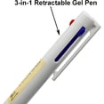 thumbnail image 3 of 8 PCS Multicolor Rollerball Pens 3-in-1 Retractable Gel Pen 3 Colors Barrel Pen Multi Colored Pens in One for Office School Students Party, 3 of 7