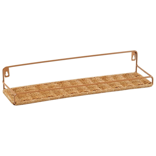 Estante de almacenamiento de pared, estante flotante, organizador de baño montado en pared sobre inodoro, multifuncional para dormitorio,
