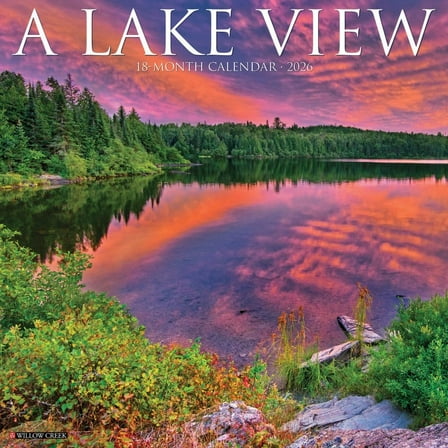 Lake View 2026 12" x 12" Wall Calendar [9781549251740]