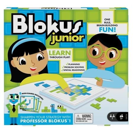 Blokus Junior Strategy Game For Kids and Family, Learning Game For 5 Year Olds And (Best Games For 5 Yr Olds)