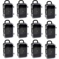 thumbnail image 1 of 12 Pack Cute Miniature Travel Case Box Candy Box Party Reception Candy Gift Box Suit for Wedding Party Decoration (Black), 1 of 5