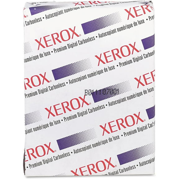 xerox Revolution Digital Carbonless Paper, 1-Part, 8.5 X 11, White, 500/ream