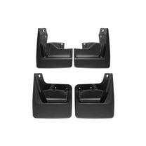 WeatherTech Custom No Drill Splash Guard MudFlaps compatible with GMC Sierra 1500, Sierra 1500 Limited, Front & Rear Set - Black