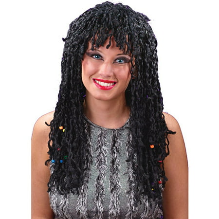 Beaded Twist Wig Adult Halloween Accessory