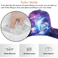 thumbnail image 5 of Astronaut Cat Reading Pillow, Back Support Rest Pillow for Adult, Backrest Pillows with Arms for Sitting in Bed Reading, Working, Playing Games, Watching TV, 5 of 6