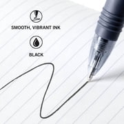 Z-Grip Retractable Ballpoint Pen, 1.0mm, Medium Tip, Black Ink, 18-Count