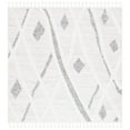 thumbnail image 4 of SAFAVIEH Montauk Cian Distressed Cotton Area Rug, Black/Ivory, 2' x 3', 4 of 5