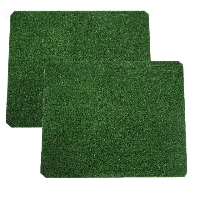 Artificial Grass, Durable Material, Quick Drainage Pet Friendly Turf for Dog Training Area, Indoor Outdoor Use, Weatherproof, Non Slip Grip, Easy to Clean, Pack of 2