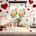 thumbnail image 6 of PEIBang Valentine's Day Kitchen Towels,Happy Valentines Flowers Dish Towel Decorative Hand Cloths for Kitchen Bathroom Decoration,Housewarming Gifts, 6 of 6