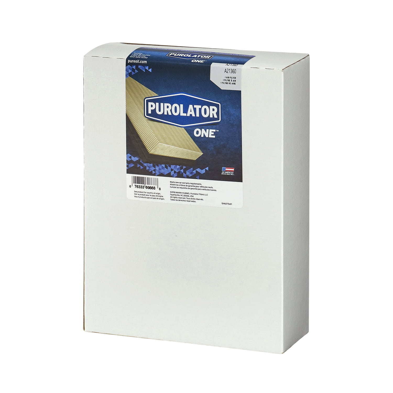 Purolator Advanced Engine Air Filter Purolator ONE A21360 for Toyota Yaris iA