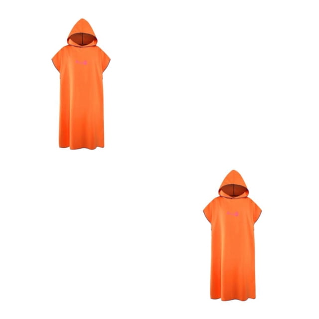 Transemion Unisex Microfiber Robe Stay Dry And Comfortable After Relaxing Sauna Session orange 1 2Set
