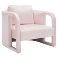 thumbnail image 2 of SAFAVIEH Fifer Modern Style Accent Chair, Light Pink, 2 of 10
