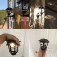 thumbnail image 5 of Farol Solar De Pared, Paquete De 4 Unidades Malubero, Negro, 5 of 5