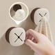 thumbnail image 5 of Ganchos de pared sin perforar para toallas | Plástico multicolor TPR ABS | Clips organizadores de baño impermeables y resistentes a la humedad | Fácil instalación | Soporte para toallas de mano |, 5 of 5