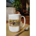thumbnail image 2 of 15 fl oz Ceramic Mug, Colorado, Moose, Dishwasher & Microwave Safe, 2 of 3