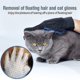 thumbnail image 4 of Guante de goma para mascotas, guante de aseo para gatos, cepillo para quitar el pelo del gato, guantes para perros, peine limpio (mano derecha), 4 of 5