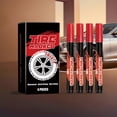 thumbnail image 4 of Tire Paint Marker for Car Tire Lettering, 4 Pack Paint Pens for Car Tires Lettering, Premium Professional Oil Based Ink, Waterproof Quick Drying Non-Fading Permanent Markers, 4 of 7